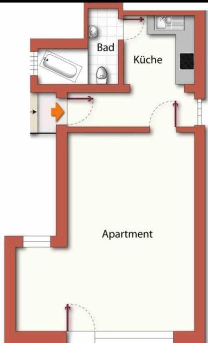 Studioappartement Mit Privatgarten In Ruhiger Wohnsiedlung 新明斯特 外观 照片